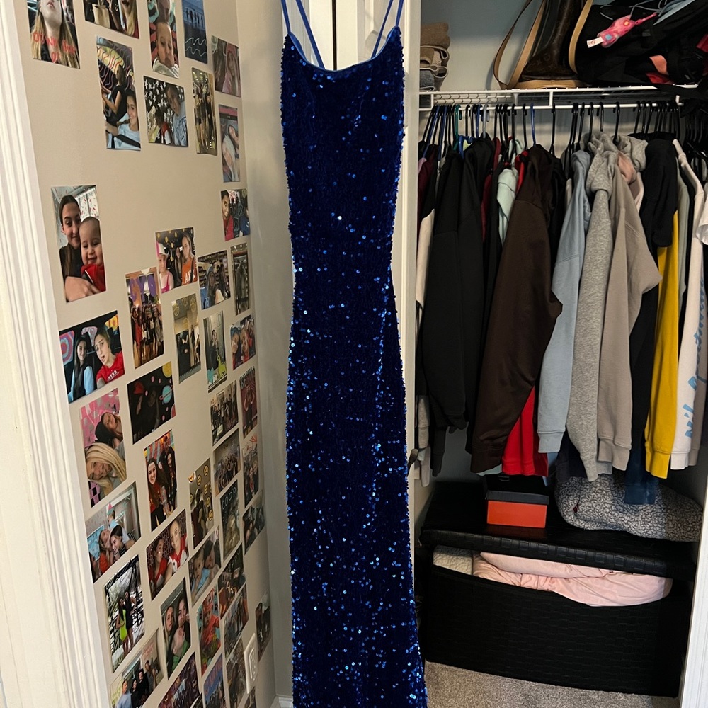 Blue prom dress size 4